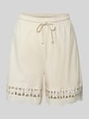 VERO MODA Regular Fit Shorts aus reiner Baumwolle Modell 'GABBY' Beige