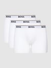 BOSS Trunks mit Logo-Bund im 3er-Pack Modell 'Power' Weiss