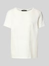 Weekend Max Mara T-Shirt mit Spitzenbesatz Modell 'BONDENO' Weiss