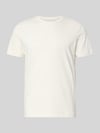 Tom Tailor T-shirt o kroju regular fit z czystej bawełny Złamany biały melanż