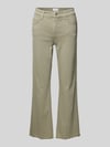 CAMBIO Jeans mit Fransen Modell 'FRANCESCA' Oliv