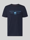 Tommy Hilfiger regular fit T-shirt van puur katoen Marineblauw