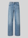 ONLY Wide Leg Jeans aus reiner Baumwolle Modell 'HOPE' Jeansblau Melange