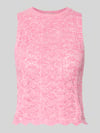 JJXX Tricottop met ronde hals model 'ZURI' Felroze
