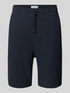 Casual Friday Korte broek met structuurmotief, model 'ULFO' Marineblauw