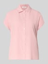 Christian Berg Woman relaxed fit blouse van viscose Oudroze