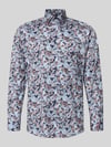 OLYMP Modern Fit Businesshemd aus reiner Baumwolle Blau