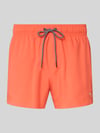 PUMA Badehose mit Seitentaschen und Klettverschlusstasche hinten Koralle