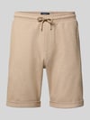 MCNEAL Sweatshorts mit elastischem Bund und Gesäßtasche Mud