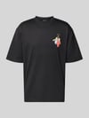 ONLY & SONS Boxy Fit T-Shirt aus reiner Baumwolle Modell 'FRED ESCAPE' Black