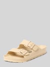 Espadrij slippers met reliëflogo model 'AMI POOL' Beige