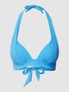Banana Moon Bikini-Oberteil mit vorgeformten Cups Modell 'MAHO SPRING' Blau