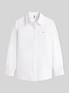 Tommy Hilfiger Regular Fit Freizeithemd aus reiner Baumwolle Weiss