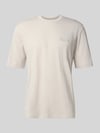 Armani Exchange T-shirt z naszywką z logo Złamany biały