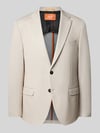 DIGEL Marynarka na dwa guziki o kroju slim fit model ‘Anello’ Gliniany