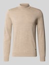 JOOP! COLLECTION Regular Fit Pullover aus reiner Schurwolle Modell 'Davide' Beige