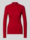 Marc O'Polo DENIM Slim Fit Langarmshirt aus Lyocell-Mix Rot