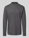 RAGMAN Shirt met lange mouwen en ribboorden Antraciet