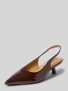 BIANCO Pumps mit offener Ferse Dunkelbraun