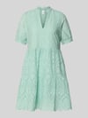 YAS Minikleid mit Lochstickerei Modell 'Holi' Mint