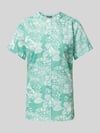 Montego Blouse met all-over bloemenprint Lichtturquoise