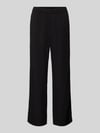 MAC Flared Stoffhose in verkürzter Passform Modell 'CHIARA' Black