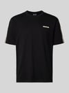 EA7 Emporio Armani Regular Fit T-Shirt mit Logo-Patch Black