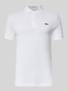 Lacoste Koszulka polo o kroju slim fit z czystej bawełny Biały