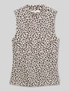 Tom Tailor Denim Slim fit blousetop van viscosemix Beige