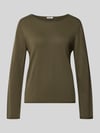 s.Oliver RED LABEL Regular Fit Pullover aus Baumwoll-Viskose-Mix Lind
