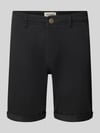JACK & JONES regular fit short met steekzakken model 'BOWIE' Zwart