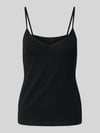 Sloggi Top mit abgerundetem V-Ausschnitt Black