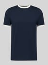 MCNEAL Slim Fit T-Shirt mit Rundhalsausschnitt Dunkelblau