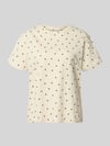 Jake*s Casual Pyjama-Oberteil mit Rundhalsausschnitt Ecru