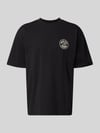 PEGADOR Oversized T-Shirt mit Label-Print Black