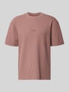HUGO Regular Fit T-Shirt aus reiner Baumwolle Modell 'DAFFL' Rostrot