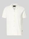 Strellson Regular Fit Freizeithemd aus Baumwoll-Mix Modell '11 FILIP' Offwhite