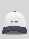 HUGO Czapka z daszkiem z haftowanym logo Biały