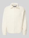 JACK & JONES Regular Fit Freizeithemd mit Strukturmuster Modell 'GREENPOINT' Offwhite