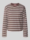 JJXX relaxed fit shirt met lange mouwen van puur katoen Middenbruin gemêleerd