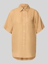 Polo Ralph Lauren Oversized overhemdblouse van puur linnen Camel