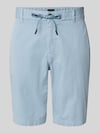 BOSS Orange Tapered Chinoshorts aus Baumwoll-Mix Hellblau