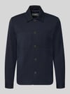 Les Deux Hybrid Jacke mit Brusttaschen Modell 'Marseille' Blau