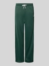 PEGADOR Wide Leg Sweatpants mit elastischem Bund Dunkelgruen