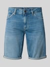 PME Legend Regular Fit Jeansshorts im 5-Pocket-Design Hellblau