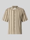 Redefined Rebel Regular Fit Freizeithemd mit Reverskragen Modell 'HOWIE' Khaki