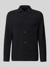 MCNEAL Regular Fit Overshirt mit Brusttaschen Black