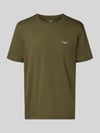 Marc O'Polo DENIM Regular fit T-shirt van puur katoen Olijfgroen