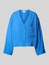 P&C* curated by Anna Schürrle Relaxed fit blouse in kreuklook Blauw