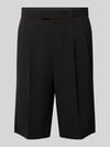 Lindbergh Straight Fit Shorts mit Viskose-Anteil Black